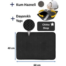 Feyza Design Renkli Kum Hazneli Kedi Tuvalet Paspası, Temiz ve Konforlu Kullanım