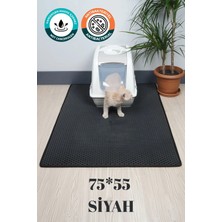 Feyza Design Kedi Tuvalet Önü Paspası, Kedi Kumu Paspası ve Mat 75CM Genişlik