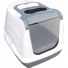 Feyza Design Temiz ve Pratik Kapalı Kedi Tuvalet Kabı, Hijyenik Kullanım Sağlar