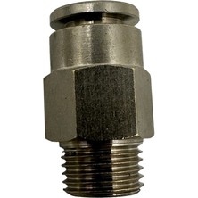 Bh Metal Düz Yağlama Rekoru 6mm - M8X1