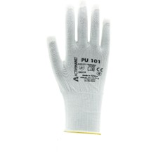 Activehand PU-101 Beyaz Koruyucu Dayanıklı Profesyonel Iş Eldiveni 12'li