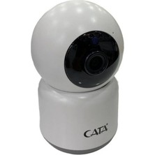 Cata CT-4050 360° Dönebilen Akıllı Wi-Fi Güvenlik Kamerası Full HD 1080P Modern Tasarım