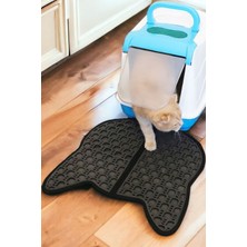 Feyza Design Elekli Kedi Tuvalet Paspası 50X50 Cm, Temiz ve Pratik Kullanım
