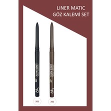 Golden Rose Suya Dayanıklı Göz Kalemi Seti - No: 201-202