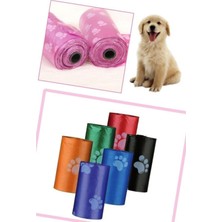 Feyza Design Pati Desenli Kedi Köpek Kaka Poşeti Torbası, Pratik ve Dayanıklı Paket