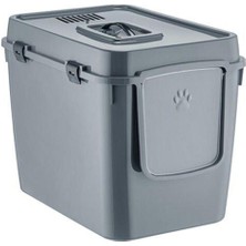 Feyza Design Geniş Kapalı Kedi Tuvaleti Xxl 57X39X43, Modern ve Kullanışlı Tasarım