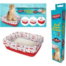 Feyza Design Doğal ve Dayanıklı Kedi Kumu Torbası, Hijyenik ve Kullanışlı Çözüm