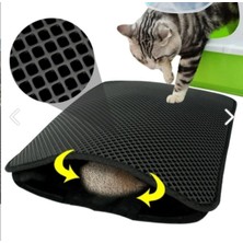 Feyza Design Elekli Kedi Paspası, Kedi Tuvalet Önü Temizliği Için Pratik Çözüm