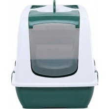 Feyza Design Geniş Kapalı Kedi Tuvaleti, Xl Boy 40X37,5X50 Cm, Konforlu ve Pratik Kullanım