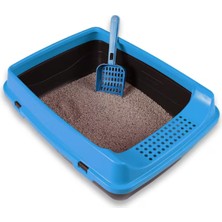 Feyza Design Eleksiz Açık Kedi Tuvaleti, Kürek Hediyeli, Pratik ve Temiz Kullanım