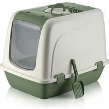 Feyza Design Genis Kapalı Kedi Tuvaleti Xxl Boy, Hediye ile Güvenli Kullanım