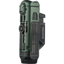 Quantum Quantoro MGM04-10 Delicili İğneli Çift Jet Alev Green Çakmak