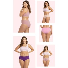 New Lilla 1007 Kadın  Mix 5'lı Günlük Bato Külot