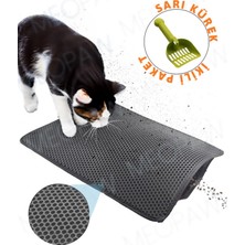 Feyza Design 60X42 cm Elekli Kedi Kum Paspası ve Oyuncak Seti