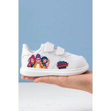 Kpop  Demon Huntres 3smilegirls Baskılı Kız Çocuk Spor Ayakkabı ve Sneakers