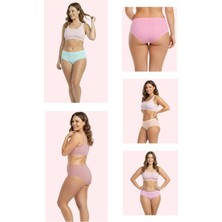 New Lilla 1007 Kadın  Mix 5'lı Günlük Bato Külot