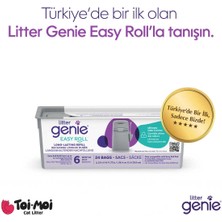 Feyza Design Pratik Kedi Kumu Çöp Kovası ve Yedek Poşeti, Maksimum Koku Kontrolü
