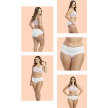 New Lilla 1007 Kadın  Mix 5'lı Günlük Bato Külot