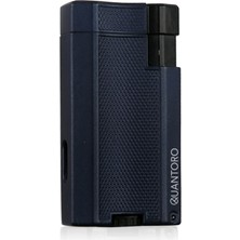 Quantum Quantoro MGM04-2 Delicili Çift Jet Alev Blue Çakmak
