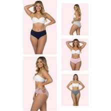 New Lilla 1007 Kadın  Mix 5'lı Günlük Bato Külot