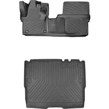 Bmy Oto Aksesuar Fiat Ulysee 8+1 2022 Sonrası 3D Araca Özel Paspas ve Bagaj Havuzu Set