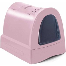 Feyza Design Pembe Imac Zuma Çekmeceli Kedi Tuvaleti 40X56X42.5 cm