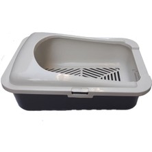 Feyza Design Hijyenik ve Pratik Kedi Tuvalet Kabı, Güvenle Kullanım Sağlar