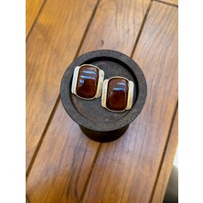 Ilot.Istanbul Ilot.ıstanbul | Altın Kaplama Çelik Kahverengi Dikdörtgen Küpe Kararmaz Antialerjenik Retro Stil