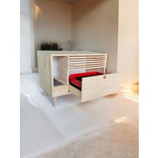 Feyza Design Pratik ve Hijyenik Kapalı Kedi Tuvaleti, Çekmeceli Tasarım