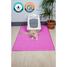 Feyza Design 75X110 cm Hücreli Kedi Kumu Paspası, Temiz ve Konforlu Alan Için