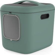 Feyza Design Genis Kedi Tuvaleti, Büyük ve Çoklu Kedi Evleri Için Mükemmel