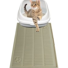 Feyza Design Yıkanabilir, Su Geçirmez Kedi Tuvalet Ön Paspası 60X40 cm