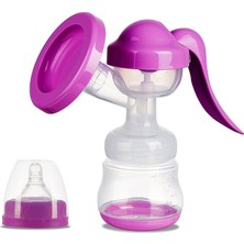 Mor Bebe Manuel Göğüs Pompası I Manuel Süt Pompası I Süt Sağma Makinası I Kademeli(Bütün  Göğüs'lere Uyumlu )