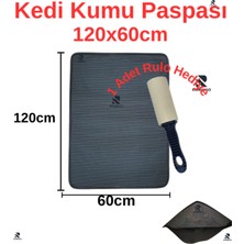 Feyza Design 120X60 cm Kedi Paspası Elekli Kedi Tuvaleti Önü Paspası