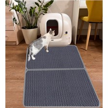 Feyza Design 90X120 cm Xxl Kedi Tuvalet Paspası, Elekli, Temiz ve Pratik Kullanım