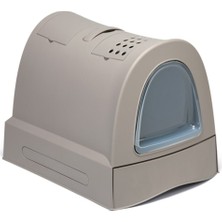 Feyza Design Şık ve Fonksiyonel Kapalı Kedi Tuvaleti, Hijyenik Kullanım Için Ideal