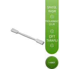 Elischem Spatül Çift Taraflı 304 Paslanmaz Çelik