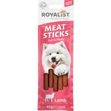 Royalist Meat Sticks Kuzu – Lezzetli ve Besleyici Köpek Ödül Çubukları 45G