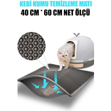 Feyza Design Yumuşak ve Pratik Kedi Kumu Temizleme Matı, Hijyenik Kullanım Sağlar