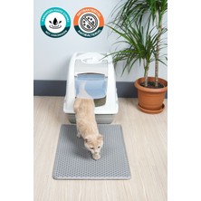Feyza Design 40X55 cm Kedi Tuvalet Önü Paspası, Kedi Kumu Paspası, Kedi Matı