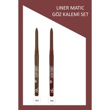Golden Rose Suya Dayanıklı Göz Kalemi Seti - No: 203-206