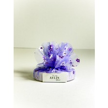 Betu Tasarım Kokulu Mor Sabun Kesesi - 20 Adet - Doğum, Söz, Nişan, Düğün Hediyelikleri