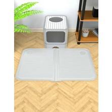 Feyza Design Şık ve Kullanışlı Köpek ve Kedi Tuvalet Altı Matı, Silikon Malzeme ile Mükemmel Koruma