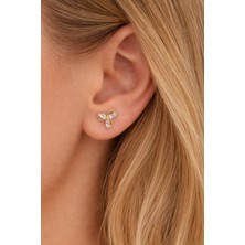 Mith Sb Takı 14K Altın Kaplama Xupıng Rüzgar Gülü Küpe