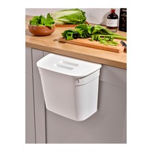 Ovio Ev Yaşam 7 Lt Mutfak Tezgah Üstü ve Dolap Askılı Çöp Kovası Askılı Atık Kutusu
