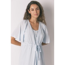 Women Secret Yeşil Kısa Kolu Hamile Sabahlık