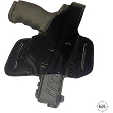 Erol Sar 9 Deri Yarım Kelebek Dış Taşıma Kılıfı Sar-9 Tabanca İçin Özel Tasarım