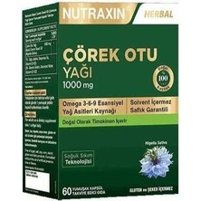 Nutraxin Çörek Otu Yağı 1000 Mg 60 Kapsül