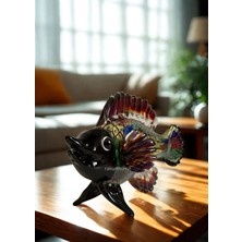 Rakun Home El Yapımı Murano Cam Balık Objesi | Üfleme Cam Tekniği