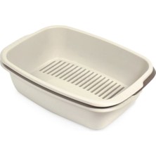 Feyza Design Pratik ve Hijyenik 3 Kademeli Kedi Tuvaleti, Kolay Temizlik